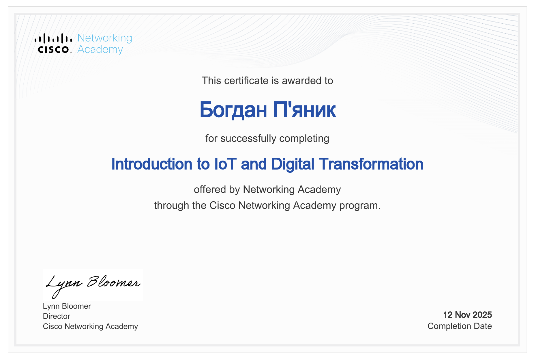 Introduction to IoT and Digital Transformation